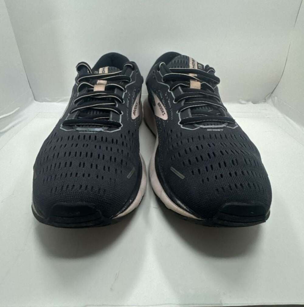 Brooks Women's Ghost 13 Black and Pearl Running Shoes - Picture 2 of 8